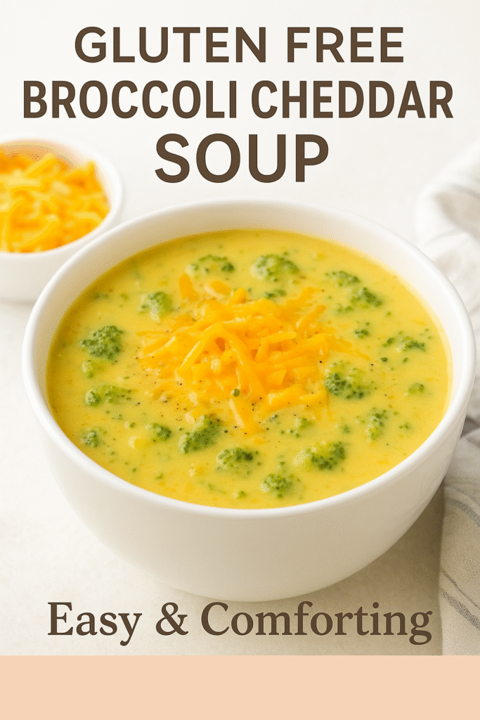 Creamy Gluten Free Broccoli Cheddar Soup 