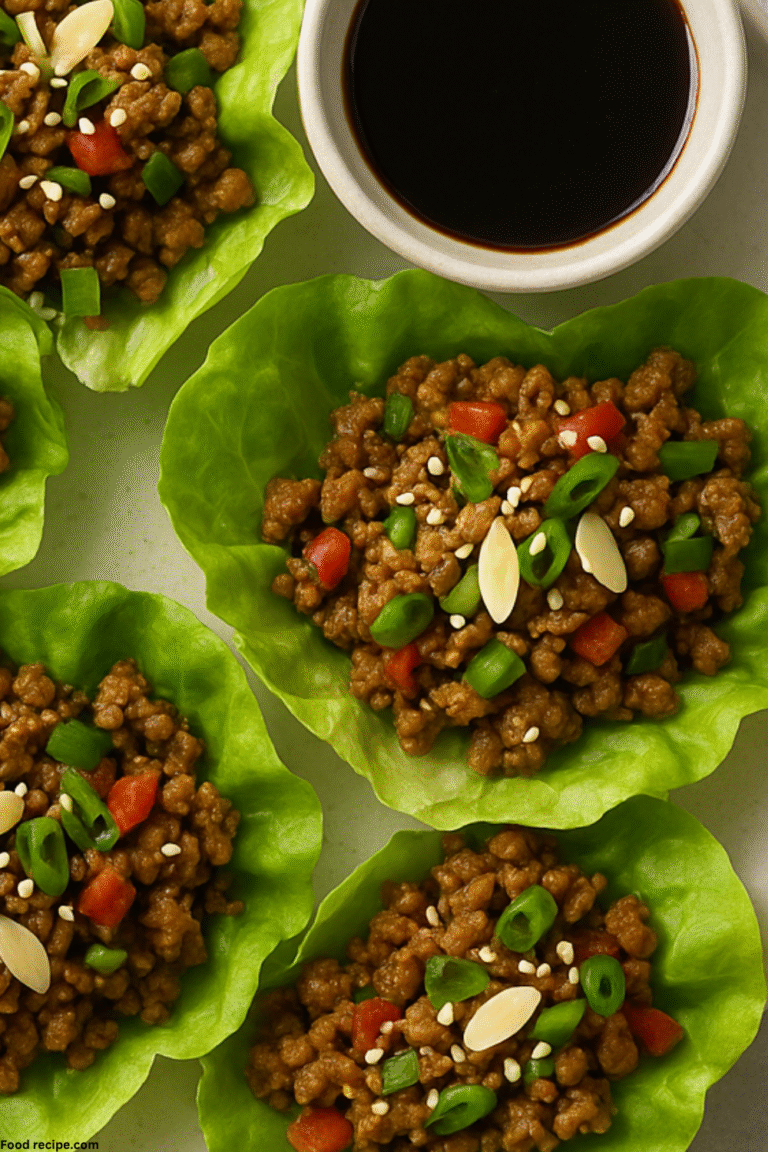 Asian Inspired Gluten Free Lettuce Wraps | Healthy 30 Minute Recipe