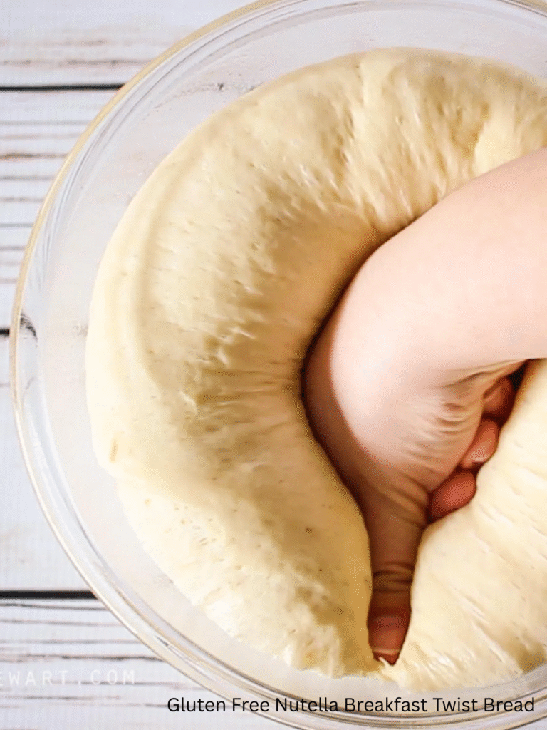 Gluten Free Nutella Breakfast Twist Bread