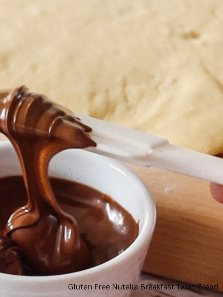 Gluten Free Nutella Breakfast Twist Bread