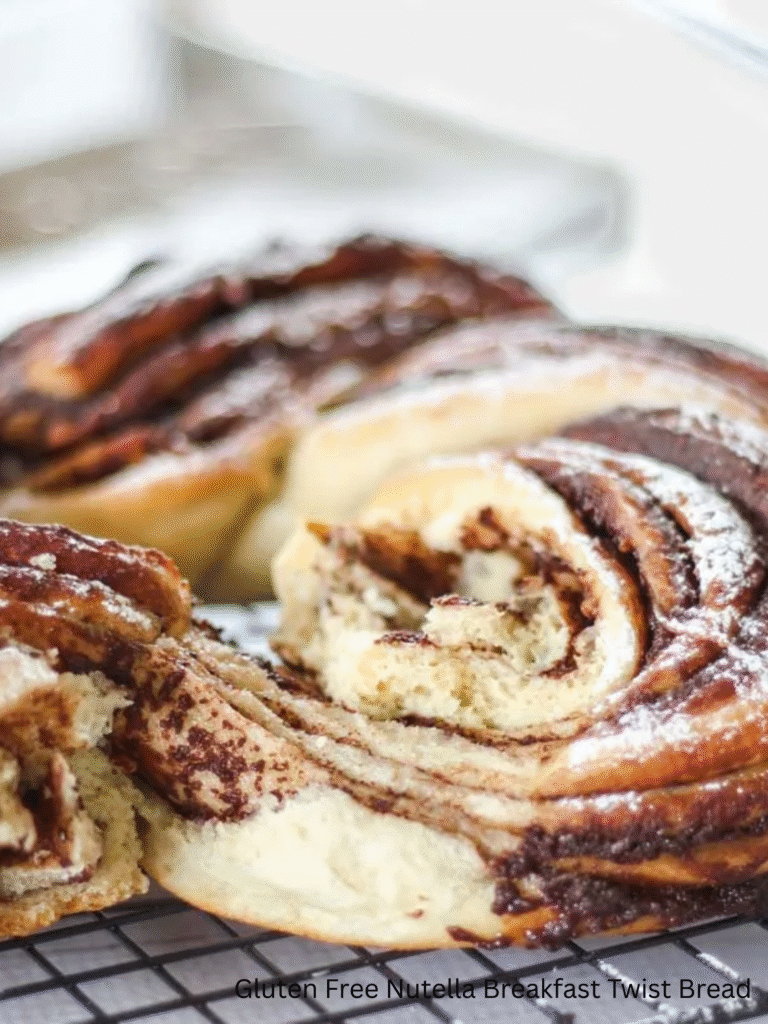 Gluten Free Nutella Breakfast Twist Bread