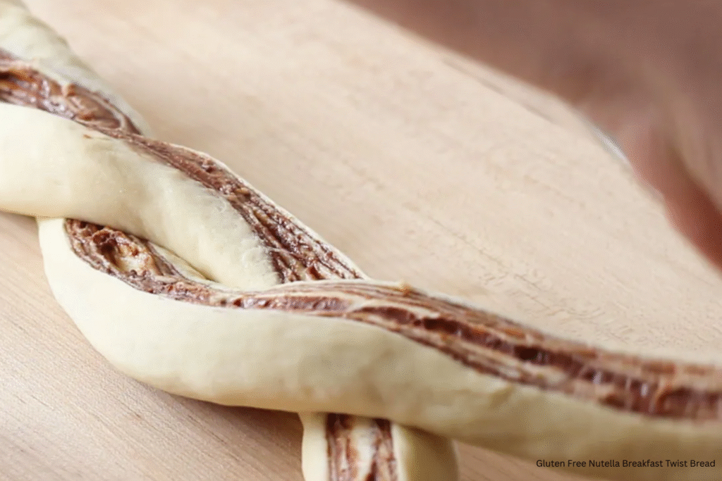 Gluten Free Nutella Breakfast Twist Bread