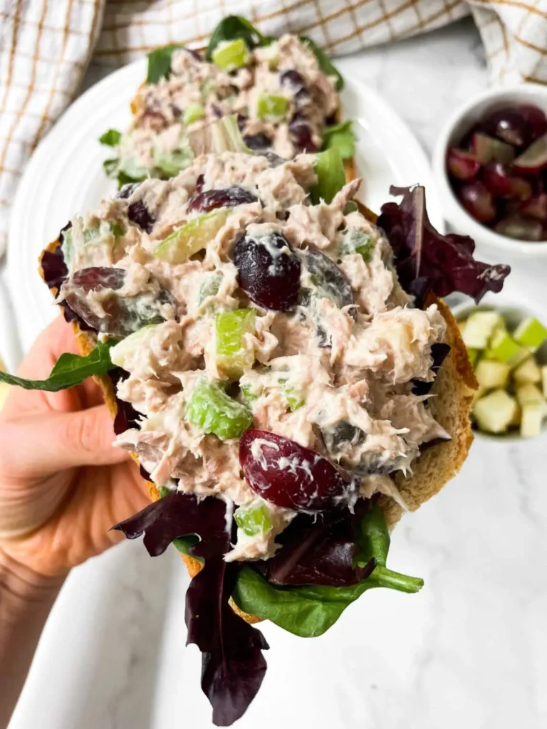 Rainbow Chard Curried Tuna Salad