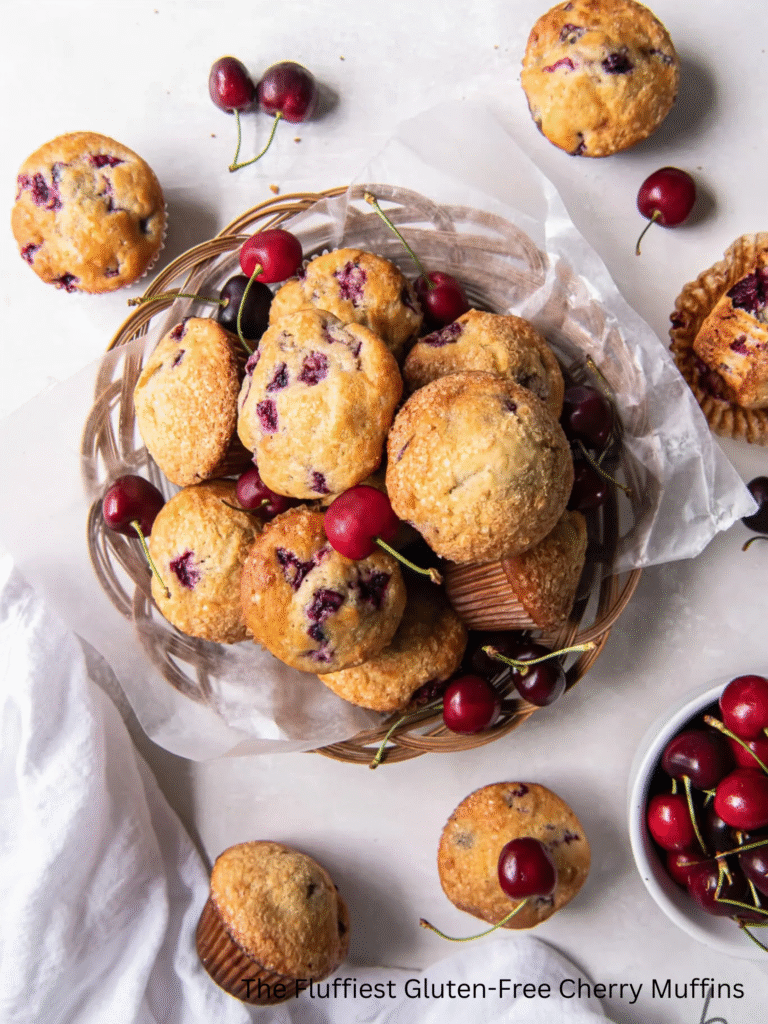 The Fluffiest Gluten-Free Cherry Muffins Step by Step Guide