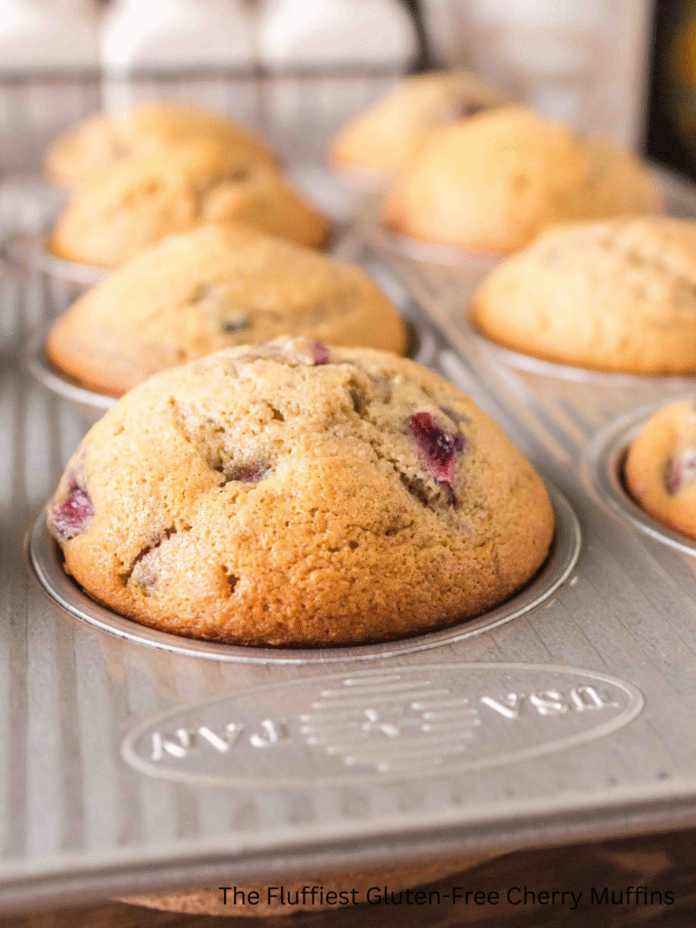 Gluten free cherry muffins