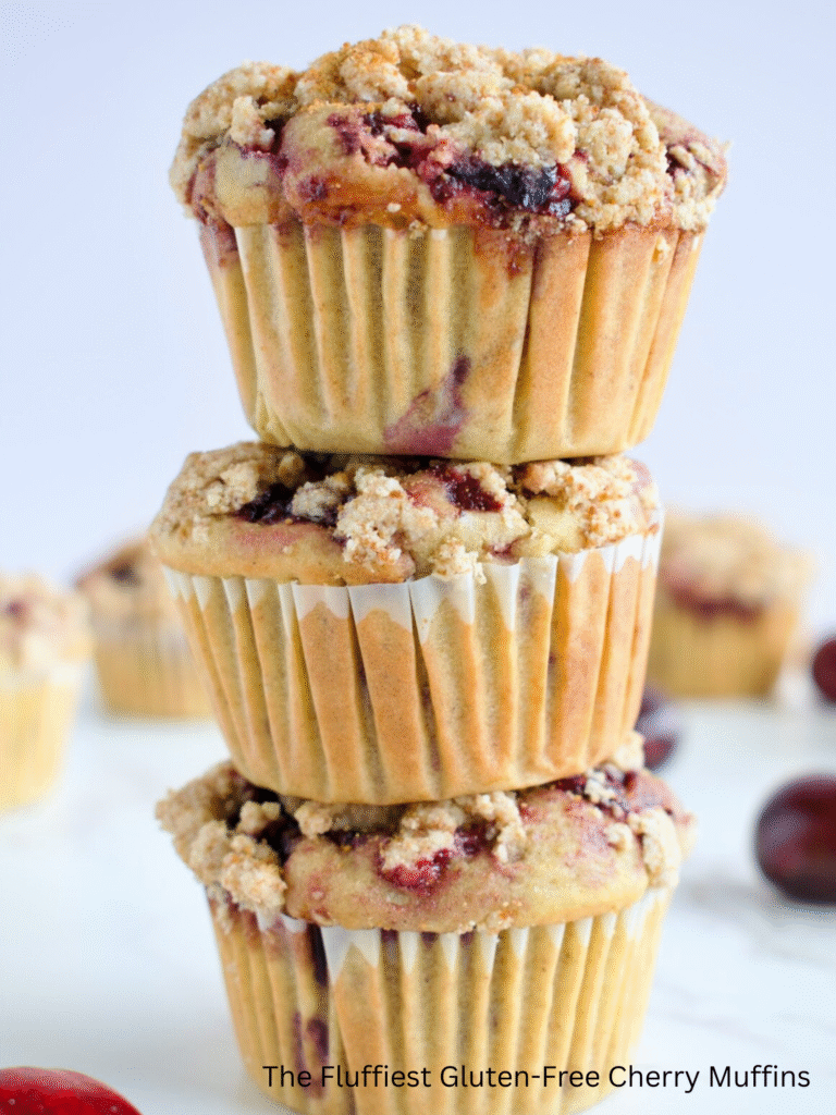 Gluten free cherry muffins