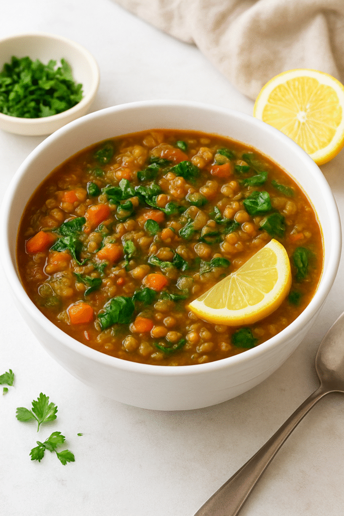 Hearty Gluten Free Lentil Soup