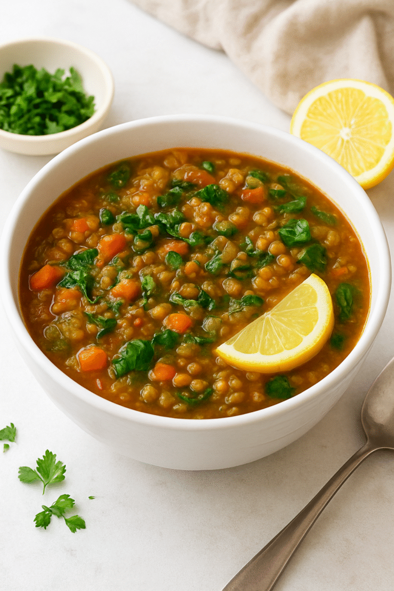 Hearty Gluten Free Lentil Soup | Easy One-Pot Vegan Recipe