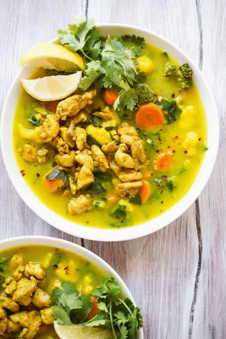 Easy Turmeric Chicken Soup (Great for Cold & Flu Season!)