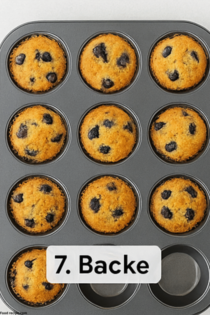 The Fluffiest Gluten Free Blueberry Muffins preparation