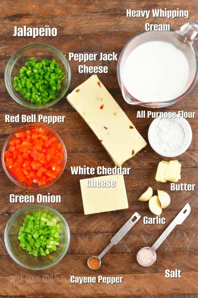 Chorizo Queso Dip ingredients