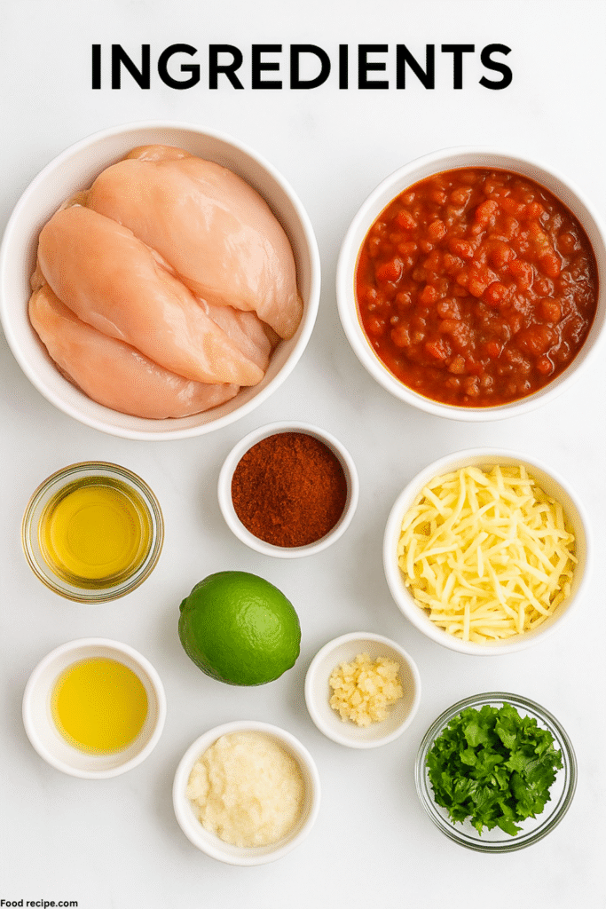 Salsa Chicken Skillet ingredients