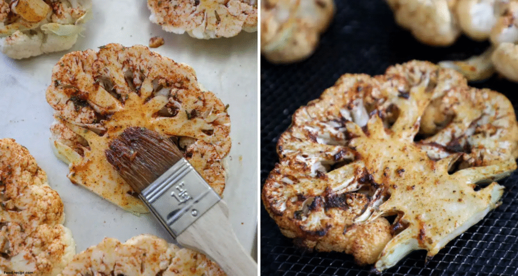 Crispy Mexican Air Fryer Cauliflower Steaks