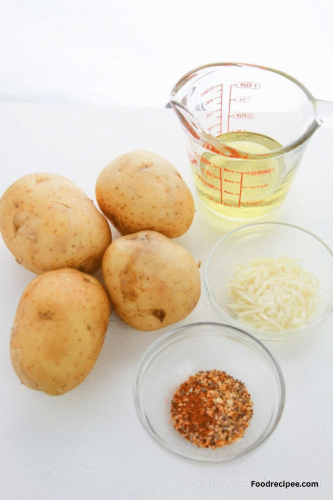 Crispy Baked French Fries with Curry Sauce