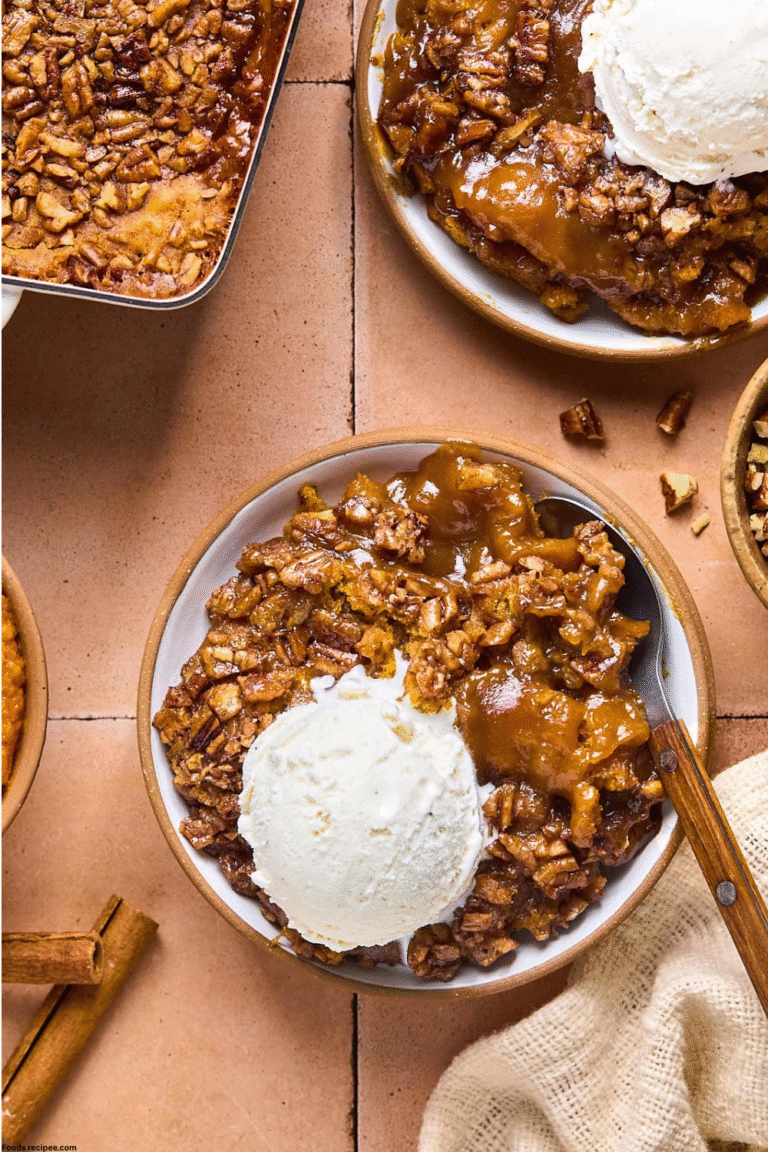 Homemade Gluten Free Pumpkin Cobbler | Easy & Cozy Fall Dessert Recipe