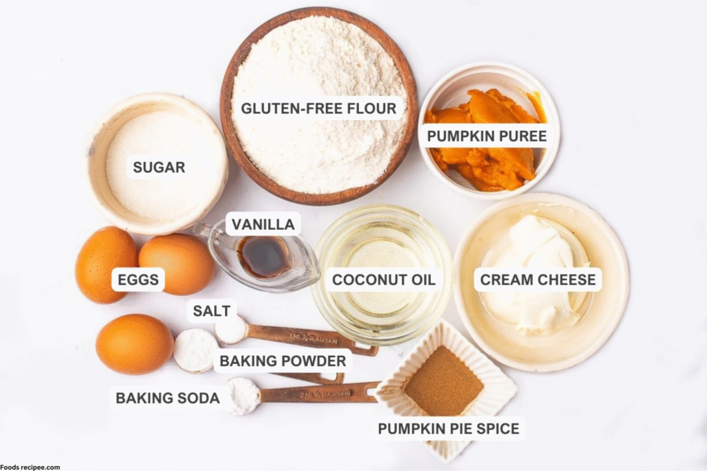 Gluten Free Pumpkin Cream Cheese Muffins