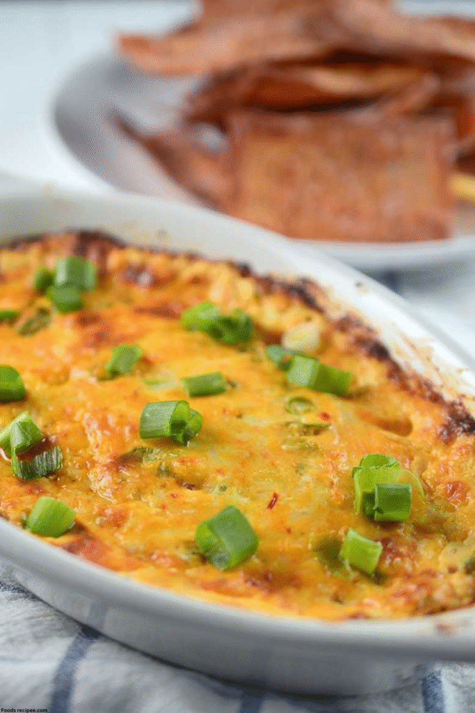 Hot Cream Cheese Dip with Scallions