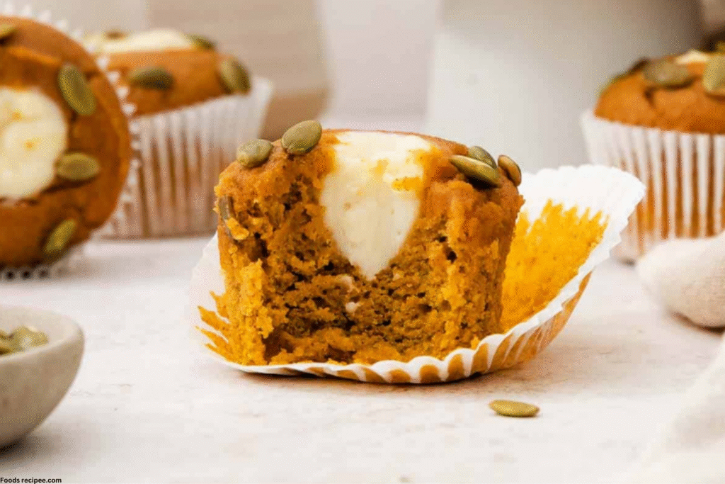 Gluten Free Pumpkin Cream Cheese Muffins