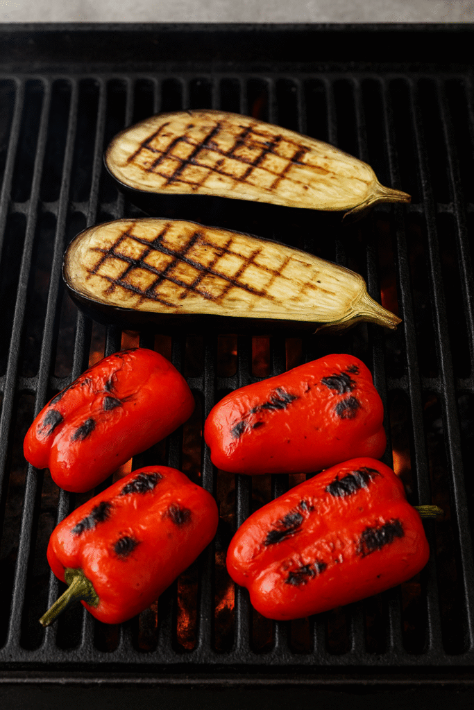 Roasted Eggplant and Red Pepper Dip