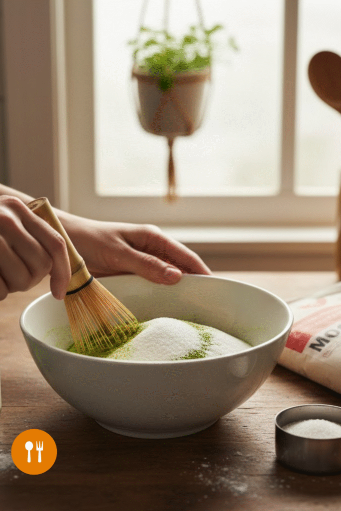 Simple Matcha Green Tea Mochi 