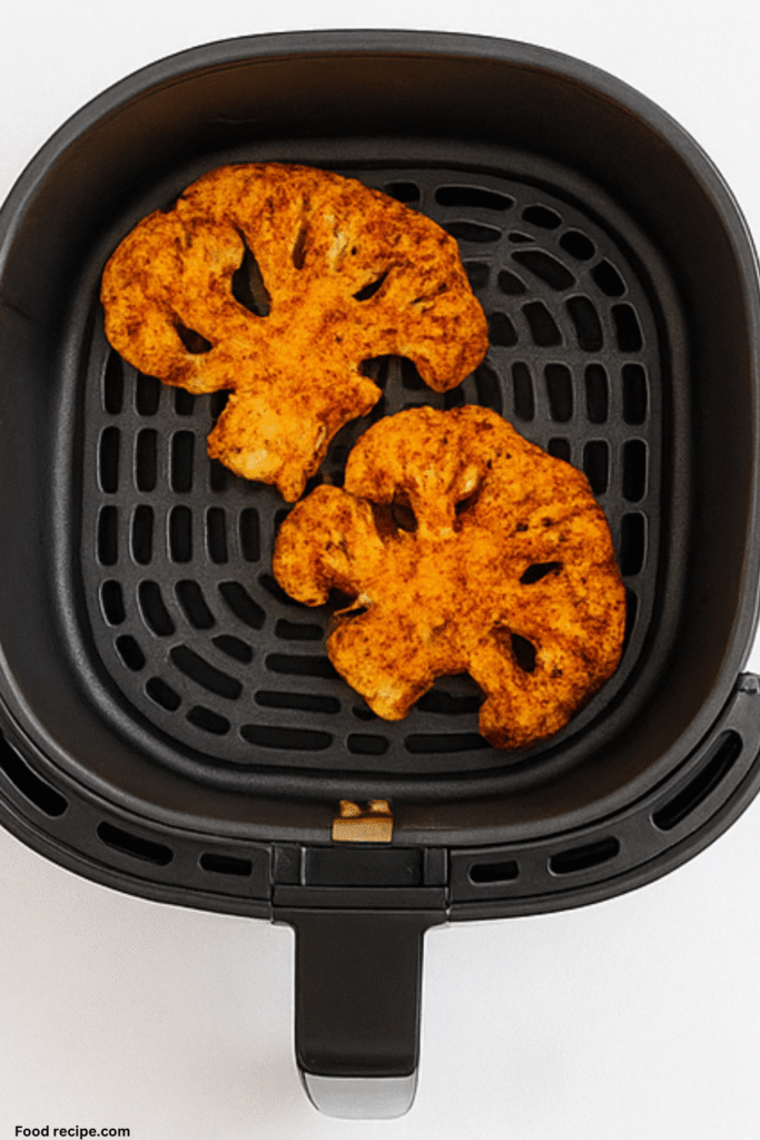 Crispy Mexican Air Fryer Cauliflower Steaks