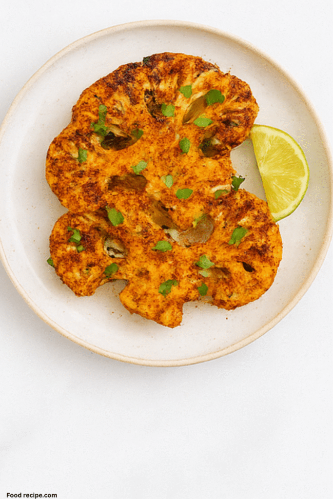 Crispy Mexican Air Fryer Cauliflower Steaks