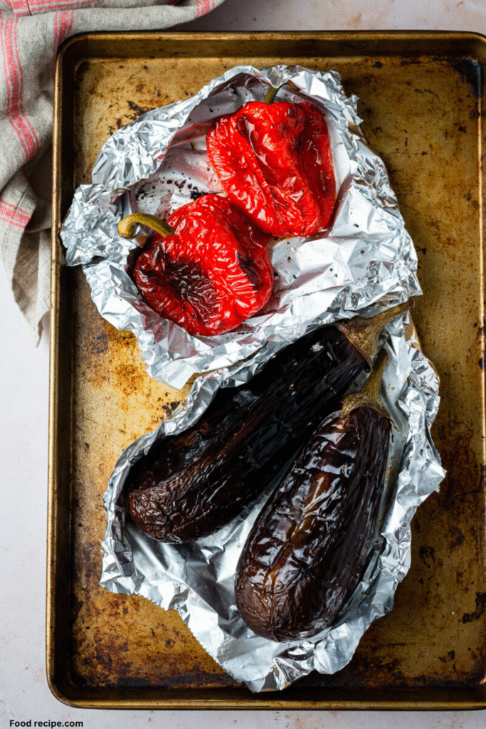 Roasted Eggplant and Red Pepper Dip
