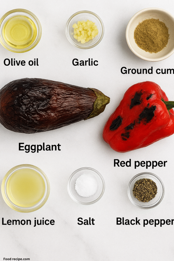 Roasted Eggplant and Red Pepper Dip