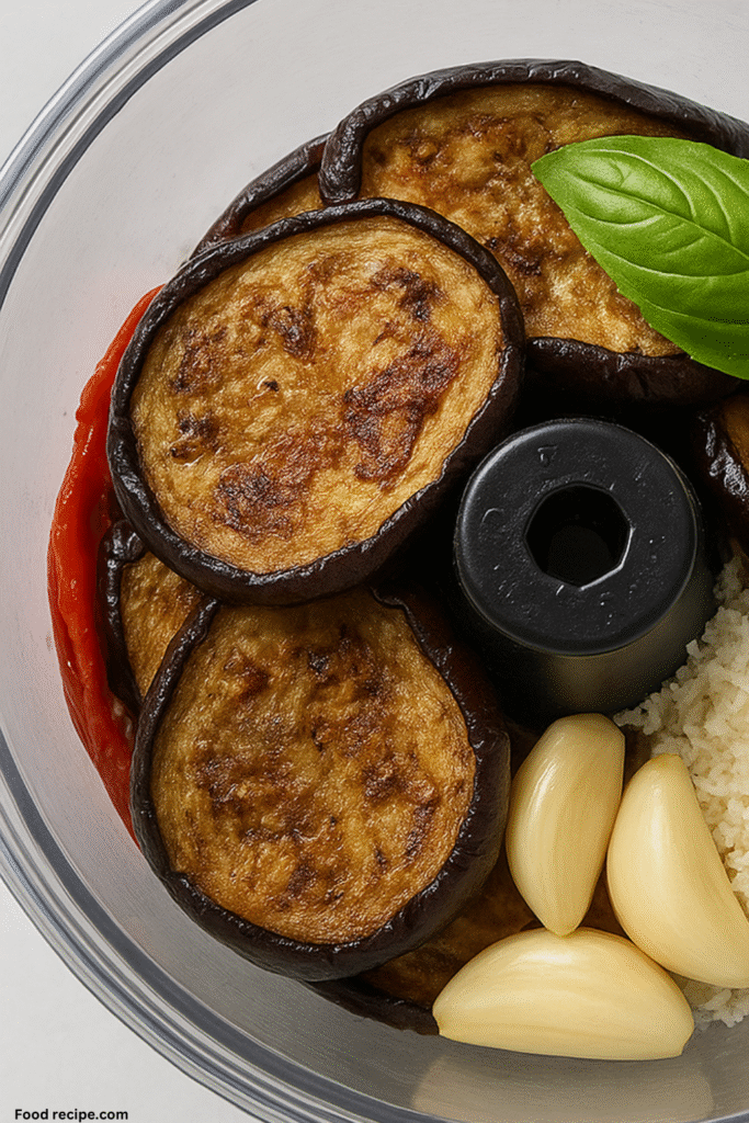 Roasted Eggplant and Red Pepper Dip