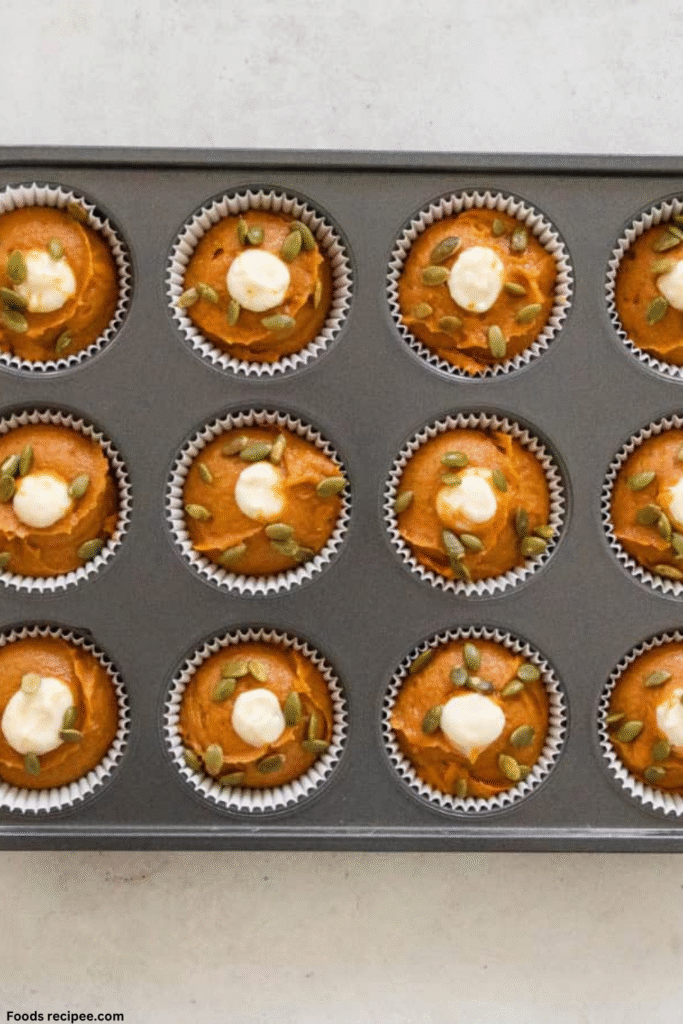 Gluten Free Pumpkin Cream Cheese Muffins