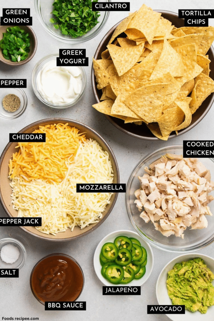 Gluten Free Grilled BBQ Chicken Nachos