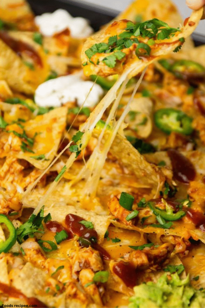 Gluten Free Grilled BBQ Chicken Nachos