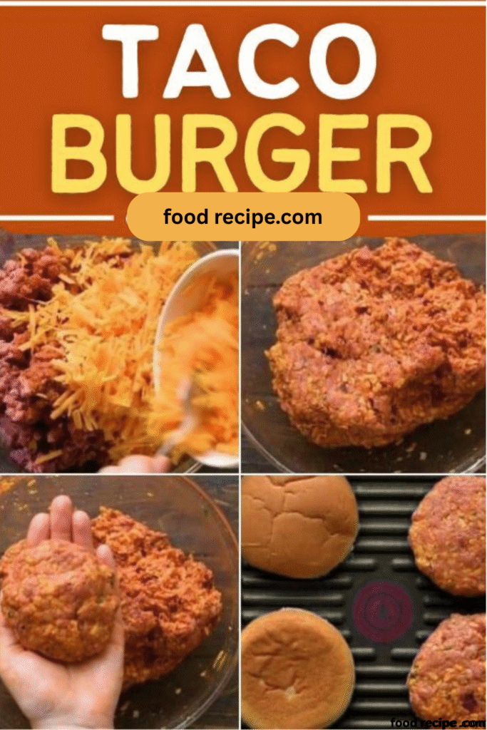 Easy Taco Meatloaf Burgers preparation