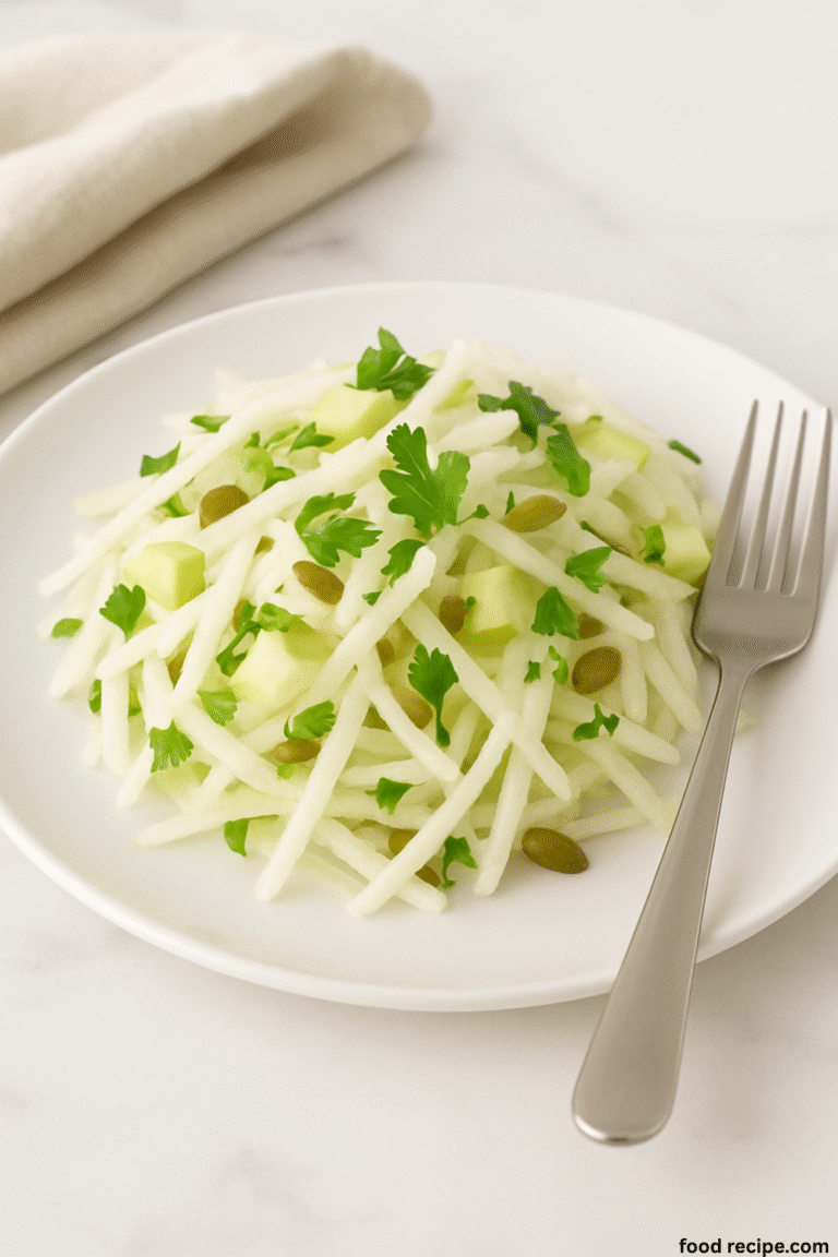 Daikon Salad with Green Apple and Pepitas Step by Step guide