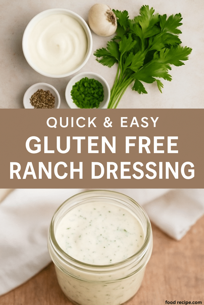 Quick & Easy Gluten Free Ranch Dressing