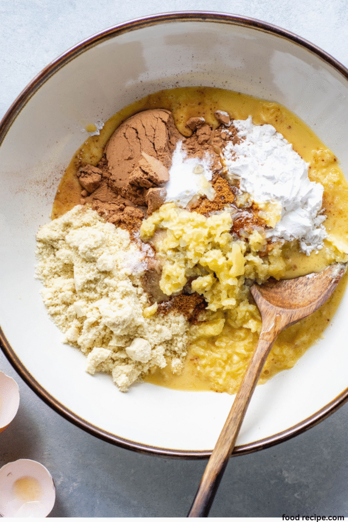 Easy Gluten Free Chocolate Scones with Chocolate Chips mix ingredients