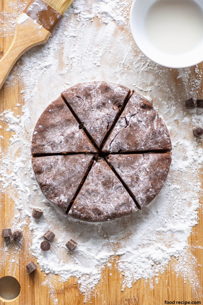 Easy Gluten Free Chocolate Scones with Chocolate Chips
