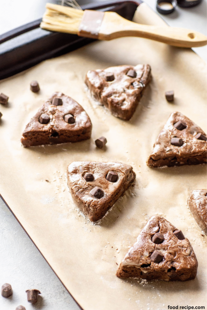 Easy Gluten Free Chocolate Scones with Chocolate Chips