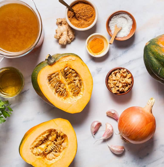 Roasted Acorn Squash Soup