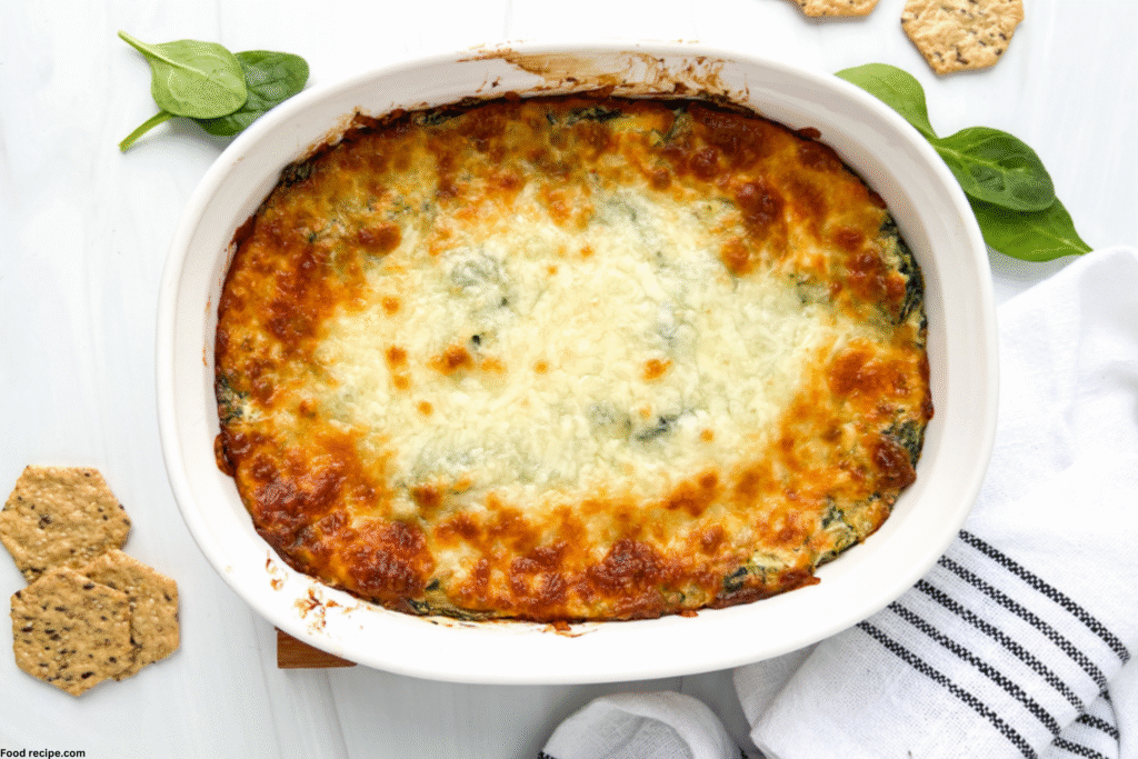 Spinach & Artichoke Dip with Cassava Chips