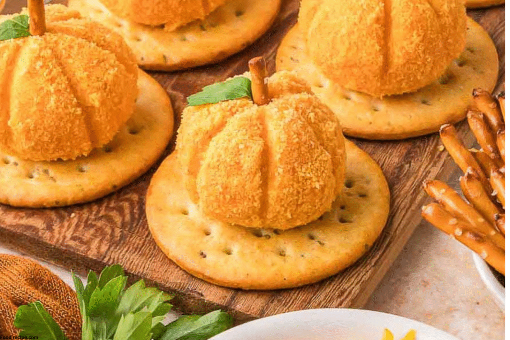 Mini Pumpkin Cheese Balls 