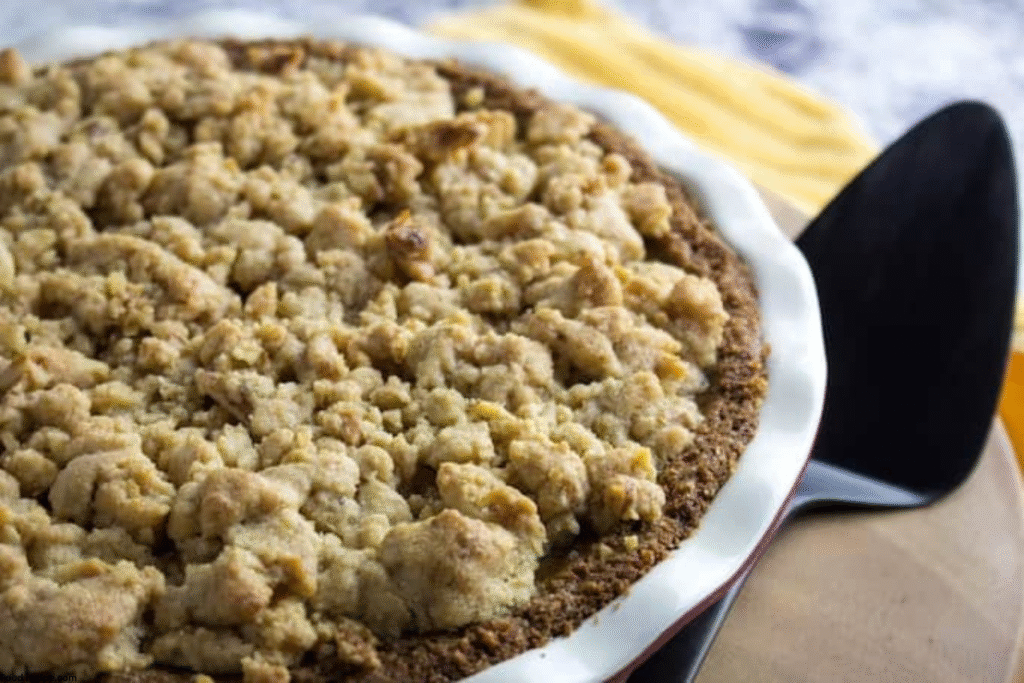 Gluten Free Pumpkin Pie with Streusel Topping