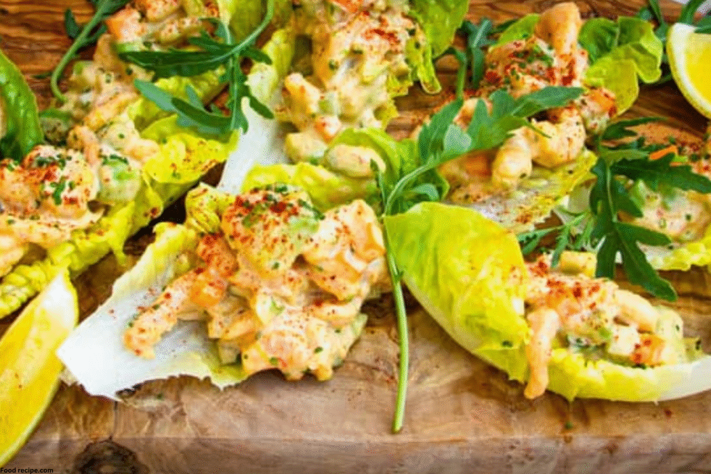 Gluten Free Shrimp & Avocado Lettuce Cups