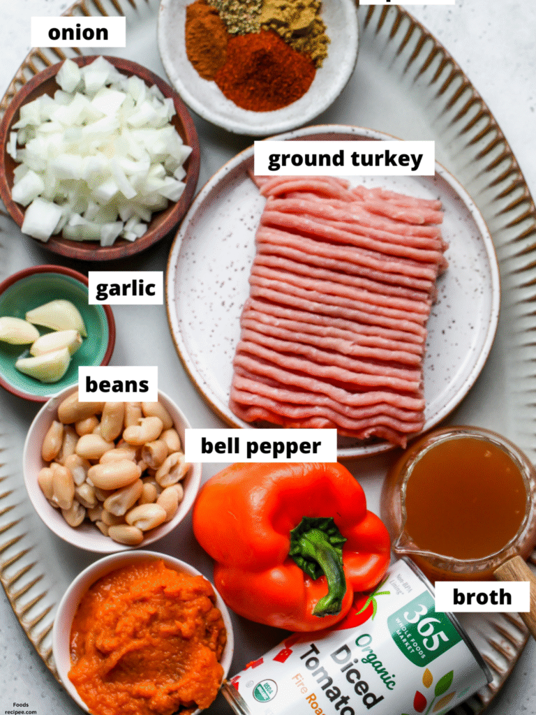 Gluten Free Pumpkin Chili with Turkey