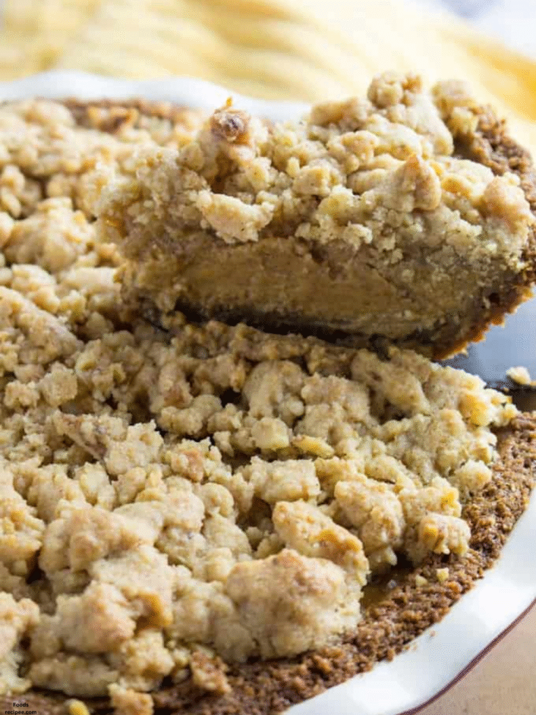 Gluten Free Pumpkin Pie with Streusel Topping