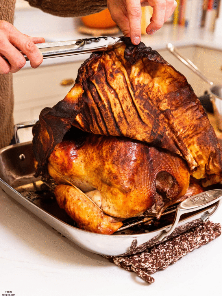 Roasted Turkey with Orange Marmalade & Sage