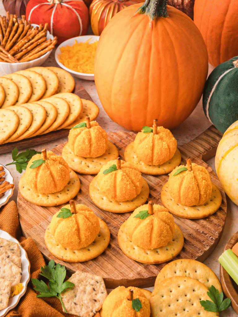 Mini Pumpkin Cheese Balls – Easy Gluten Free Fall Appetizer