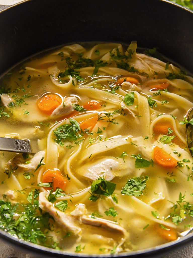 Homemade Gluten Free Chicken Noodle Soup – Classic Comfort in Every Bowl