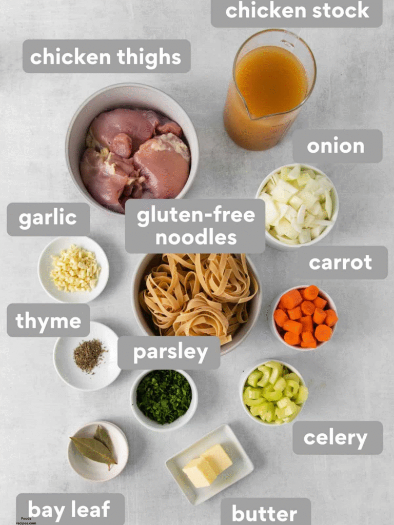 Gluten Free Chicken Noodle Soup