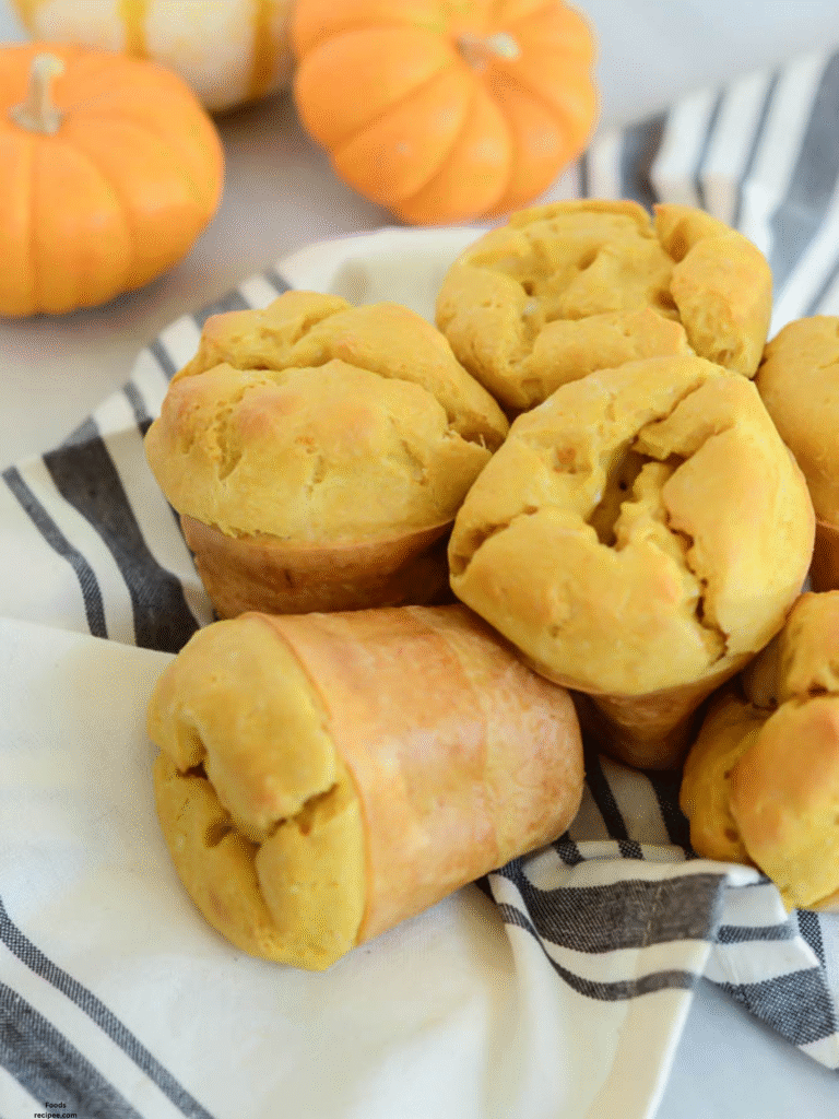 Fluffy Gluten Free Pumpkin Popovers
